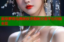 美帝萝莉岛揭秘权贵隐秘交易平台功能全览