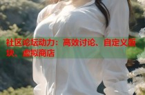 社区论坛动力：高效讨论、自定义版块、虚拟商店