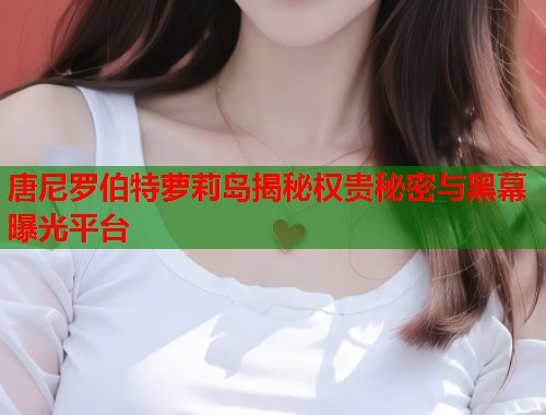 唐尼罗伯特萝莉岛揭秘权贵秘密与黑幕曝光平台  第1张